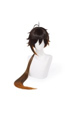1/3 Delusion Genshin Impact Zhongli Black Brown Cosplay Wig